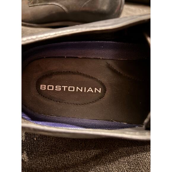 Bostonian black leather oxford dress shoes lace up men’s size 11.5